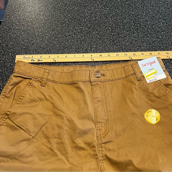 NWT Cat & Jack Brown Cargo Pants Size 18 - Picture 4 of 8